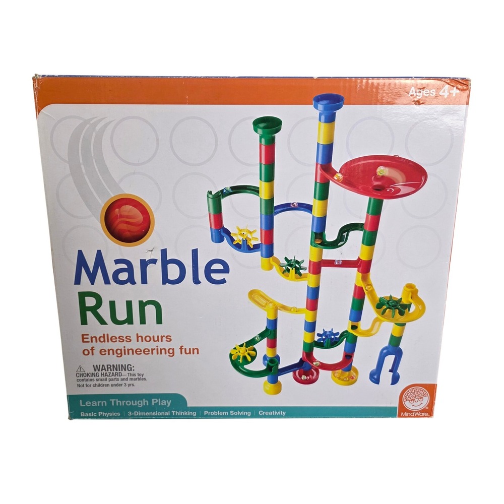 MindWare Marble Run Replacement‎ Parts 49 Pieces Only Incomplete Building Toy